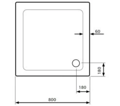 Lakes Low Profile ABS Stone Resin White Square Tray With Waste -Duravit Store M 2019 10 7 15 41 14 144