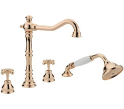 Tre Mercati Allora 4 Tap Hole Bath Shower Mixer Tap With Kit -Duravit Store M 2019 11 30 11 21 8 297