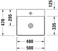 Duravit DuraSquare 500mm Furniture Washbasin -Duravit Store M 2019 11 5 9 15 36 782