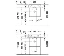 Duravit DuraSquare 500mm Furniture Washbasin -Duravit Store M 2019 11 5 9 15 58 63