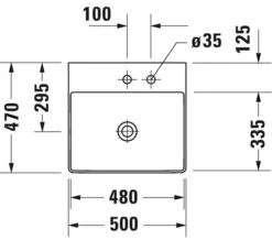 Duravit DuraSquare 500mm Furniture Washbasin -Duravit Store M 2019 11 5 9 17 0 50