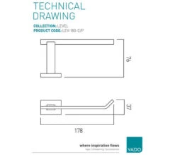 Vado Wall Mounted Chrome Toilet Paper Holder -Duravit Store M 2019 11 6 13 45 39 569