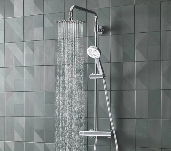 Tavistock Quantum Cool Touch Thermostatic Dual Control Bar Valve With Shower Set 3 Tavistock Quantum Cool Touch Thermostatic Dual Control Bar Valve With Shower Set