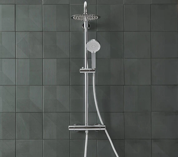 Tavistock Quantum Cool Touch Thermostatic Dual Control Bar Valve With Shower Set 9 Tavistock Quantum Cool Touch Thermostatic Dual Control Bar Valve With Shower Set - Image 7