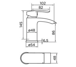 Niagara Portobello Single Lever Basin Mixer Tap Chrome With Click Clack Waste -Duravit Store M 2019 12 26 12 9 53 489