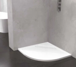 Kudos Connect2 900mm Quadrant Acrylic Shower Tray White