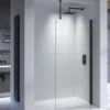 Kudos Ultimate Black 1952mm High Flat 8mm Glass Shower Panel -Duravit Store M 2019 12 3 8 56 10 840