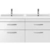 Nuie Athena 1205 X 390mm Wall Hung 4 Drawer Cabinet And Double Basin -Duravit Store M 2019 2 18 10 38 57 880