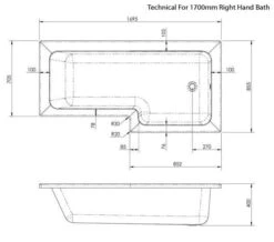 Nuie Square White Shower Bath Set -Duravit Store M 2019 3 13 10 7 6 704
