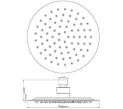 Hudson Reed Round Fixed Shower Head Chrome 12 Hudson Reed Round Fixed Shower Head Chrome -Duravit Store M 2019 3 14 11 40 23 621