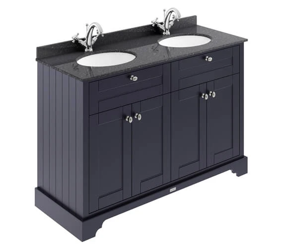 Hudson Reed Old London 1200mm Floor Standing Unit And Double Basin With Marble Top 3 Hudson Reed Old London 1200mm Floor Standing Unit And Double Basin With Marble Top