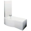 Nuie B-Shaped White Shower Bath Set -Duravit Store M 2019 3 20 14 9 34 578