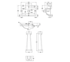 Hudson Reed Richmond Square Basin White And Full Pedestal 21 Hudson Reed Richmond Square Basin White And Full Pedestal -Duravit Store M 2019 3 27 9 12 49 861