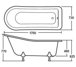 Hudson Reed Brockley Single Ended Freestanding Acrylic Bath White -Duravit Store M 2019 4 1 15 53 5 864