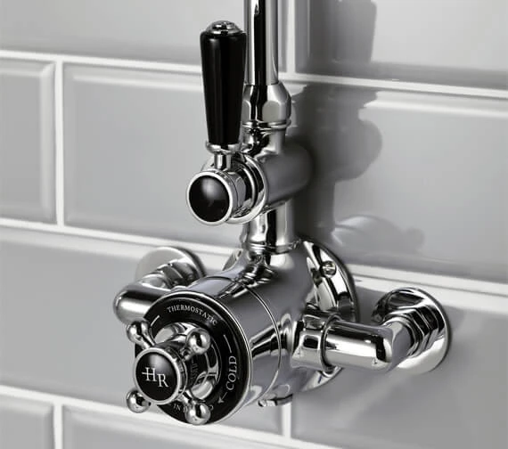 Hudson Reed Topaz Twin Exposed Thermostatic Shower Valve 3 Hudson Reed Topaz Twin Exposed Thermostatic Shower Valve