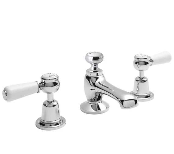 Hudson Reed Topaz 3 Tap Hole Basin Mixer Tap With Pop Up Waste 12 Hudson Reed Topaz 3 Tap Hole Basin Mixer Tap With Pop Up Waste - Image 10