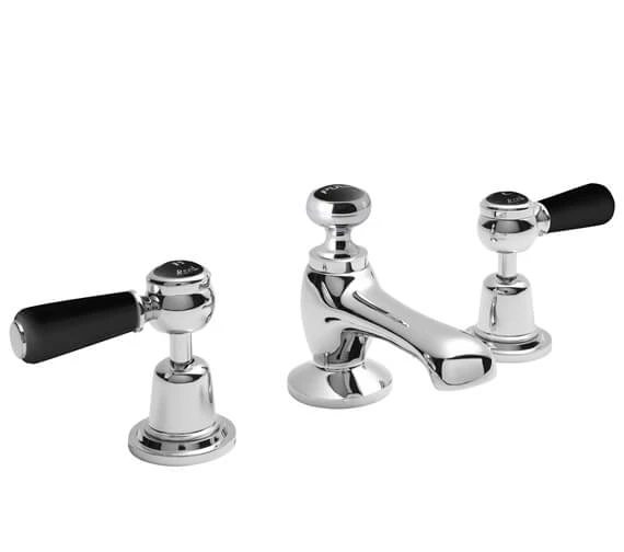 Hudson Reed Topaz 3 Tap Hole Basin Mixer Tap With Pop Up Waste 13 Hudson Reed Topaz 3 Tap Hole Basin Mixer Tap With Pop Up Waste - Image 11