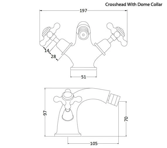 Hudson Reed Topaz Bidet Tap Chrome With Pop Up Waste 9 Hudson Reed Topaz Bidet Tap Chrome With Pop Up Waste - Image 7