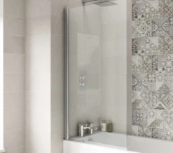 Nuie 1435mm High Square Bath Screen