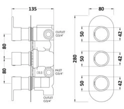 Hudson Reed Round Triple Shower Valve Chrome -Duravit Store M 2019 5 21 10 50 35 325
