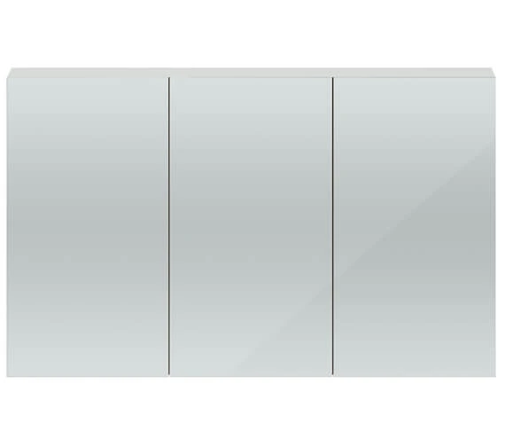 Hudson Reed Quartet 1350 X 715mm 3 Door Mirror Cabinet 9 Hudson Reed Quartet 1350 X 715mm 3 Door Mirror Cabinet - Image 7