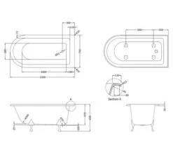 Hudson Reed Winterburn Freestanding Acrylic Bath White With Leg Set -Duravit Store M 2019 5 25 12 17 6 703