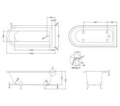 Hudson Reed Winterburn Freestanding Acrylic Bath White With Leg Set -Duravit Store M 2019 5 25 12 18 35 193