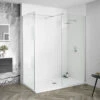 Aquadart Wetroom 8 Polished Silver 2000mm Height Walk-In Shower Glass Panel -Duravit Store M 2019 5 28 10 11 1 872