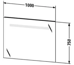 Duravit Ketho 750mm High Mirror With Lighting -Duravit Store M 2019 5 29 10 11 44 334