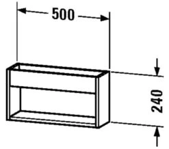 Duravit Ketho 500 X 240mm Wall Shelf -Duravit Store M 2019 5 31 8 20 59 131