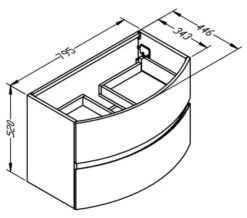 Crosswater Svelte Wall Mounted Two Drawer Unit 16 Crosswater Svelte Wall Mounted Two Drawer Unit -Duravit Store M 2019 6 12 14 15 32 869