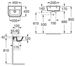 Roca The Gap Wall-Hung Cloakroom Basin White -Duravit Store M 2019 6 12 14 29 39 610