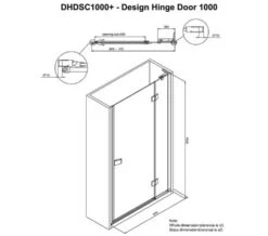 Crosswater Design 8 1950mm High Hinged Shower Door With Inline Panel -Duravit Store M 2019 6 14 11 39 26 840