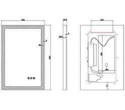 Crosswater Dune Illuminated Mirror -Duravit Store M 2019 6 3 8 26 10 283