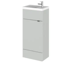 Hudson Reed Fusion 400mm Floor-Standing Slimline Vanity Unit And Basin -Duravit Store M 2019 6 8 9 56 8 370