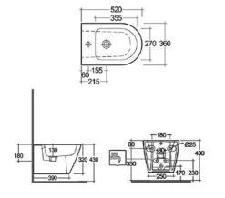 RAK Resort Wall Hung White Bidet With Hidden Fixings -Duravit Store M 2019 7 15 10 57 8 131
