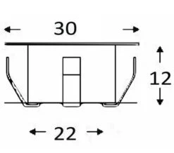 Sensio Nimbus Cool White LED Plinth Light - Pack Of 6 -Duravit Store M 2019 7 16 13 59 9 73