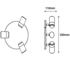 Sensio Astrid 3x Cluster Adjustable Warm White LED Spotlight Cluster -Duravit Store M 2019 7 23 12 25 6 705