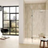 Aqata Design DS446 Shower Screen And Hinged Panel For Recess Installation