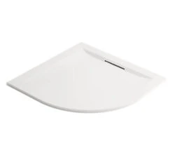 Mira Flight Level 900 X 900mm Quadrant Shower Tray With Waste