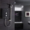 Mira Galena 9.8kW Thermostatic Electric Shower Slate Effect With Kit