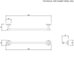 Miller Stockholm Wall Mounted 545mm Towel Rail -Duravit Store M 2019 8 15 10 16 47 113