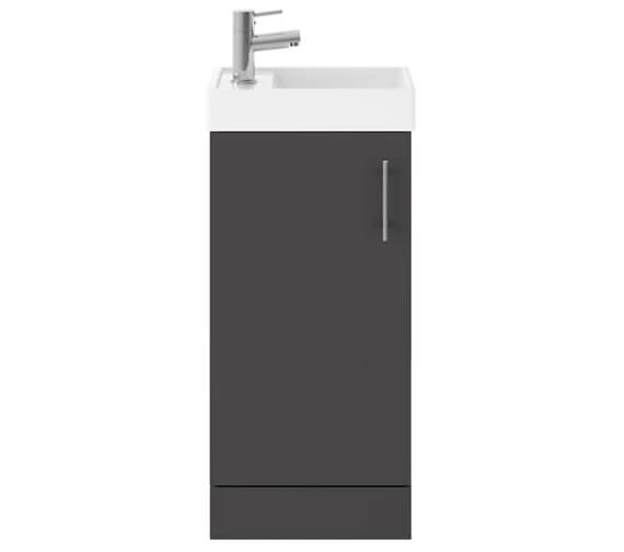 Nuie Vault 405 X 861mm Single Door Floor Standing Compact Unit And Basin 9 Nuie Vault 405 X 861mm Single Door Floor Standing Compact Unit And Basin - Image 7