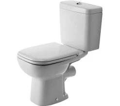 Duravit D-Code 650mm Close Coupled Toilet With Horizontal Outlet