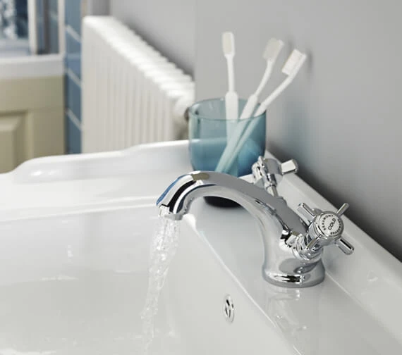 Nuie Beaumont Chrome Mono Basin Mixer Tap With Pop-Up Waste 3 Nuie Beaumont Chrome Mono Basin Mixer Tap With Pop-Up Waste