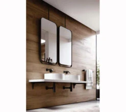 Saneux Volato 500 X 1000mm Matte Black Mirror