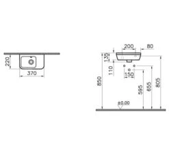 VitrA Integra Compact Wall Hung Basin With Overflow Hole -Duravit Store M 2020 1 16 9 36 14 87