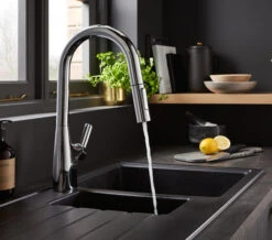 Bristan Gallery Pro Glide Professional Chrome Kitchen Sink Mixer Tap