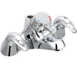 Bristan Java Chrome Bath Filler Tap With Thermostatic Shower - J Thbsmvo C