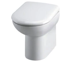 Hudson Reed 375 X 545mm Comfort Height Back To Wall White Pan And Soft-Close Seat